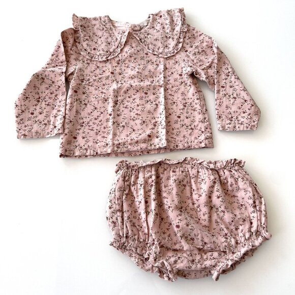 One Child Floral Baby Set